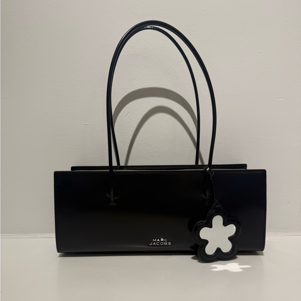 NWT Marc Jacobs The Glam Mirror Satchel black
